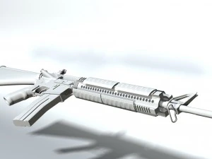 ar-15 high-poly model 3D Model