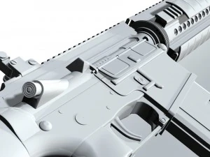 ar-15 high-poly model 3D Model