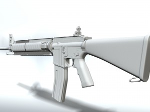 ar-15 high-poly model Modello 3D