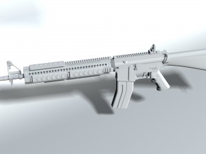 ar-15 high-poly model Modello 3D
