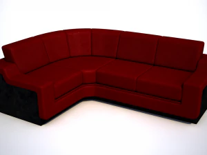 自由沙发01 3D 模型