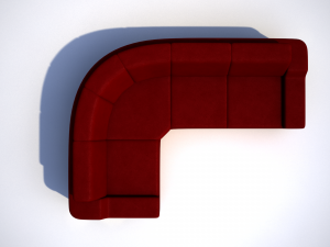liberty sofa 01 Modello 3D
