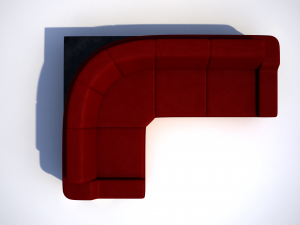 liberty sofa 01 Modello 3D