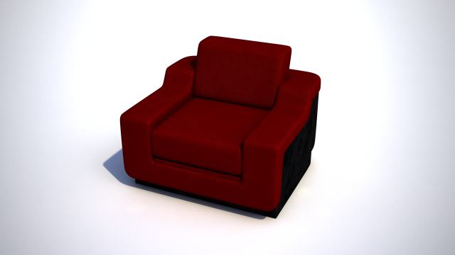 liberty armchair Modello 3D .c4d .max .obj .3ds .fbx .stl .blend 