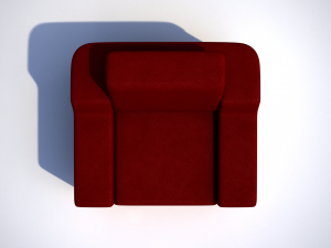 liberty armchair Modello 3D