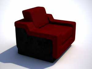 liberty armchair Modello 3D