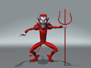 魔鬼 3D 模型