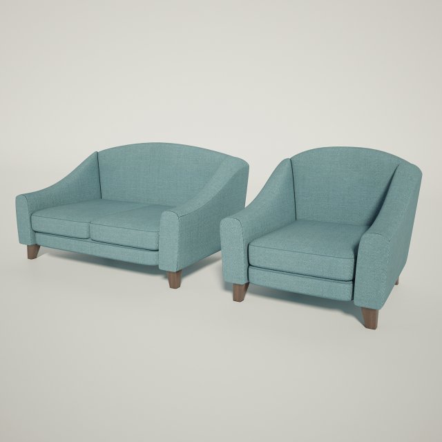sofa Modelo 3D .c4d .max .obj .3ds .fbx .stl .blend