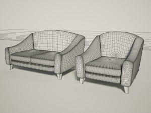 sofa Modelo 3D