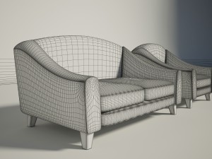 sofa Modelo 3D