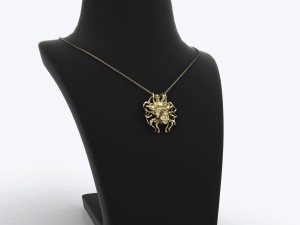 leo zodiac pendant 3D Print Model