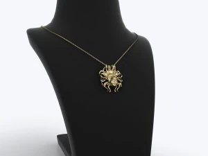 leo zodiac pendant 3D Print Model