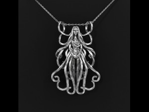 virgo zodiac pendant 3Dプリントモデル