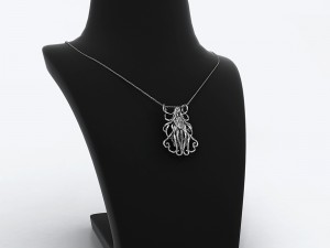 virgo zodiac pendant 3Dプリントモデル