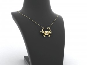 cancer zodiac pendant Modèles 3D en vedette
