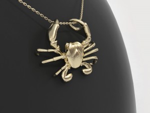 cancer zodiac pendant Modèles 3D en vedette