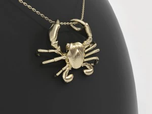 cancer zodiac pendant 3D Print Model