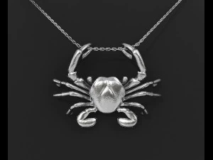 cancer zodiac pendant 3D Print Model