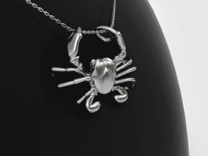 cancer zodiac pendant Modèles 3D en vedette