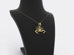 scorpio zodiac pendant 3D 프린트 모델