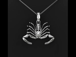 colgante del zodiaco escorpio Modelo de impresión 3D
