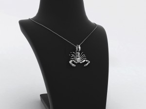 scorpio zodiac pendant 3D 프린트 모델