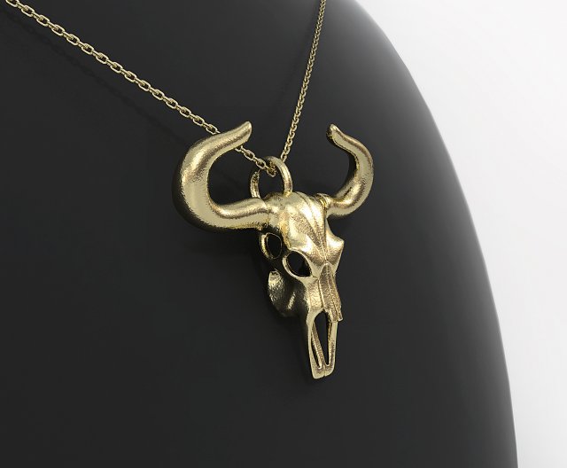 taurus zodiac pendant 3D Druckmodell .c4d .max .obj .3ds .fbx .stl .blend