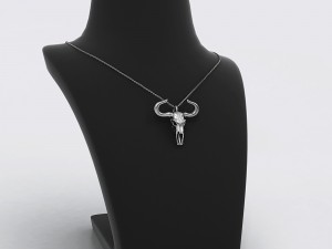 taurus zodiac pendant 3D Druckmodell