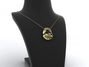 capricorn zodiac pendant 3D Print Model