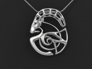 capricorn zodiac pendant 3D Принт Модель