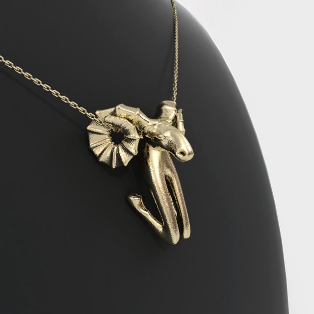 aires zodiac pendant 3D Print Model .c4d .max .obj .3ds .fbx .stl .blend 