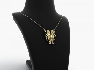gemini zodiac pendant Modelo de Impressão 3D