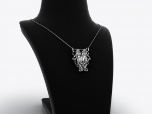gemini zodiac pendant Modelo de Impressão 3D
