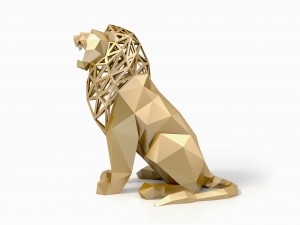 roaring lion 3D Model