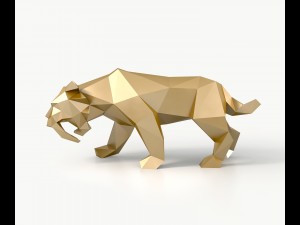 saber toothed tiger 3D Model