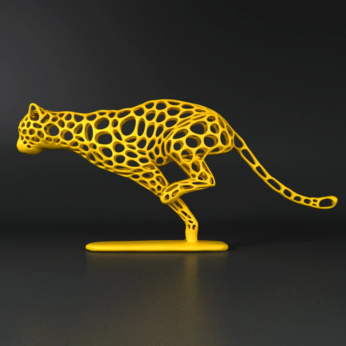 cheetah sprinter 3D Model .c4d .max .obj .3ds .fbx .stl .blend 