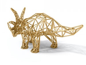 styracosaurus wireframe 3D Model
