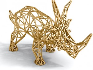 styracosaurus wireframe 3D Model