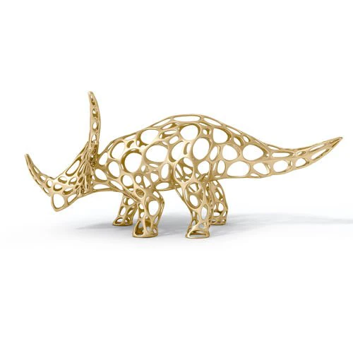 styracosaurus cellular wireframe 3D Model .c4d .max .obj .3ds .fbx .stl .blend
