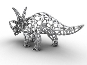 styracosaurus cellular wireframe 3D Модель