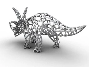 styracosaurus cellular wireframe 3D Model