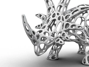 styracosaurus cellular wireframe 3D Model