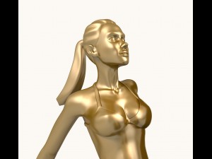 sunbath girl 3D Model