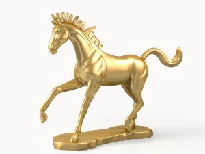 horse sculpture 3D Model