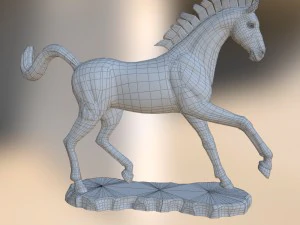 horse sculpture 3D Model