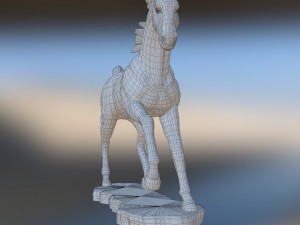 horse sculpture 3D Модель