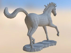 horse sculpture 3D Model