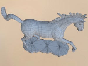 horse sculpture 3D Модель