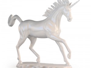 unicorn statue 3D Model