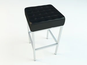 кожаный стул 3D Модель